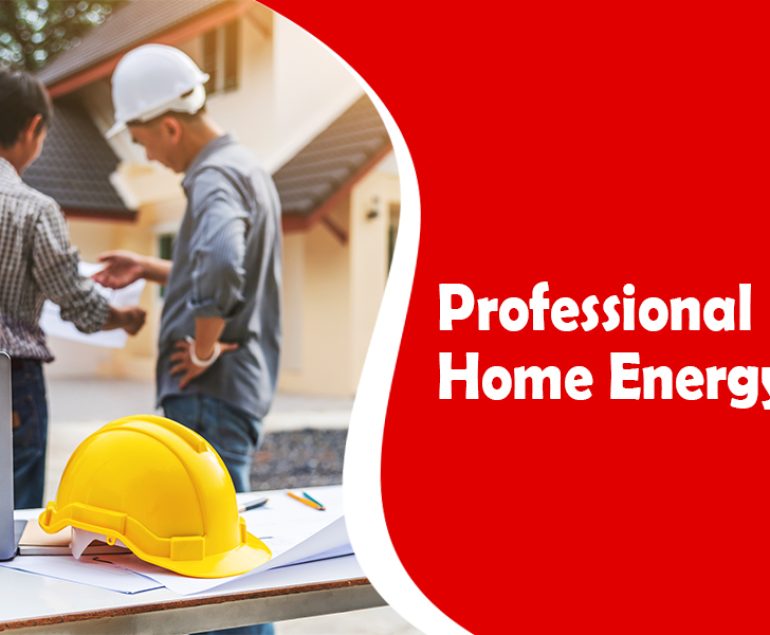 Professional home energy audit