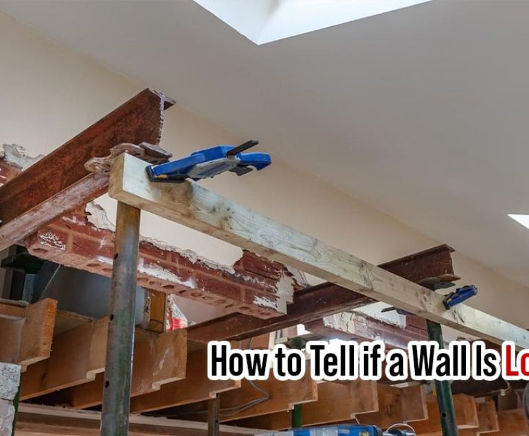 how to tell if a wall is load bearing