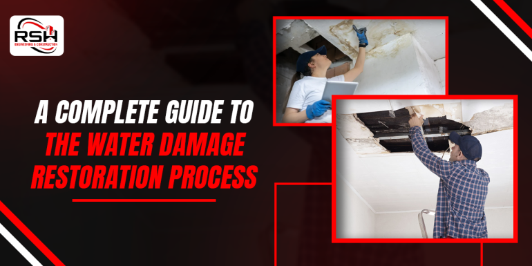 water damage restoration process