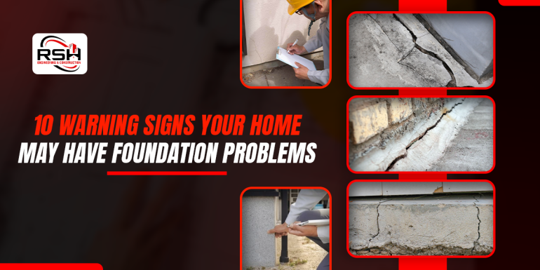 signs of foundation problems